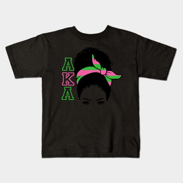 AKA Pretty Wear Kids T-Shirt by The Greek Mall